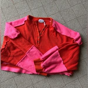 Free People lightly worn cropped sweater